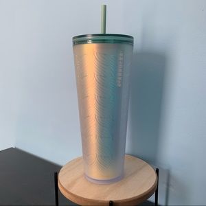 Frosted Mermaid Tail Tumbler